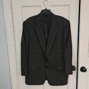 Brooks Brothers Charcoal Wool/cashmere Blend Blazer